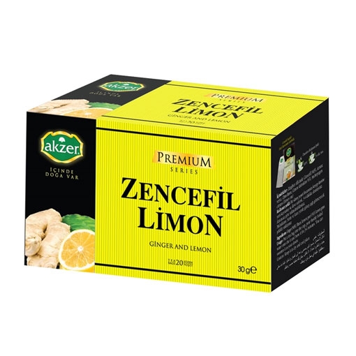 AKZER ZENCEFİL VE LİMON ÇAYI 20’Lİ